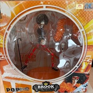 One Piece Brook Funky Donkey Ver. Figure preowned